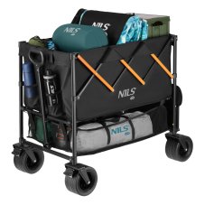 Kempingový vozík NILS Camp NC2607 XXL 160L černo-oranžový