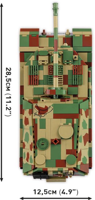 COBI 2582 II WW Panzerjager Tiger (P) Elefant, 1:28, 1244 k