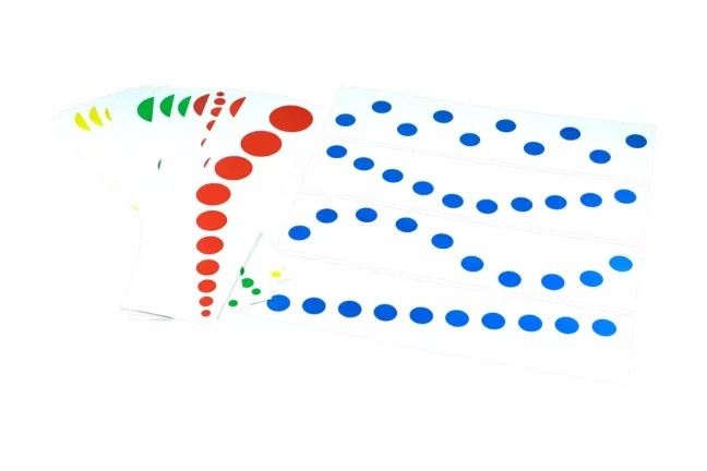 Karty k Barevným válečkům bez úchytů