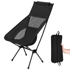 Ultralehké skládací křeslo NILS Camp NC3321 černé