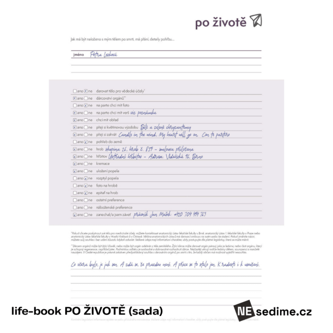 life-book PO ŽIVOTĚ (sada)