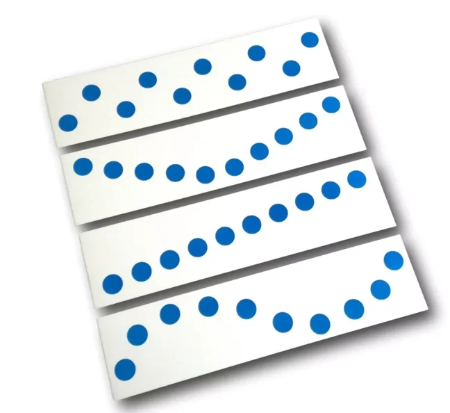 Karty k Barevným válečkům bez úchytů