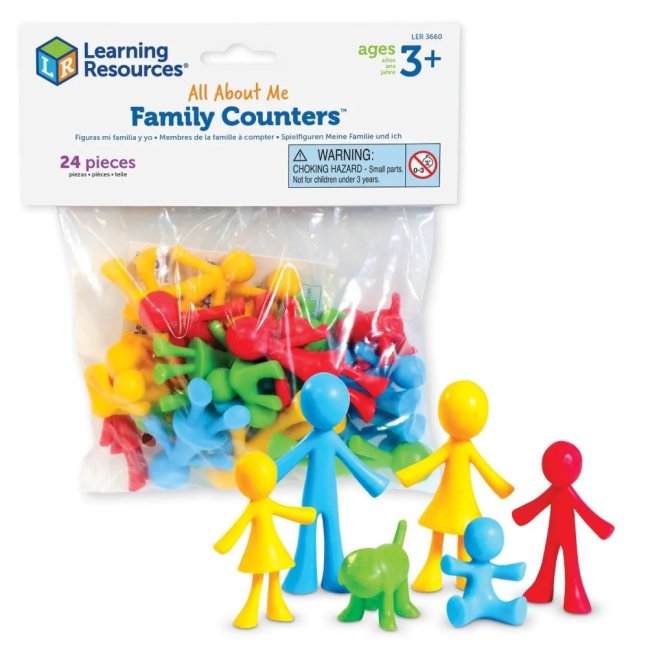Learning Resources Figurky - Rodina, 24 ks