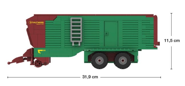BRIXIES Plus 222.789 Strautmann Magnon 11-470 - víceúčelový samosběrací vůz, 337 k