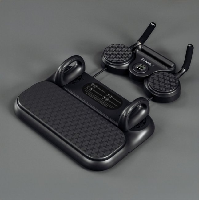 Multifunkční tréninková deska na kliky a břicho s expandéry HMS DBP01