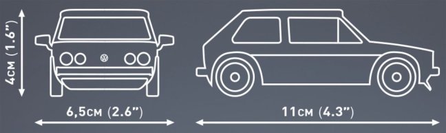 COBI 24615 Volkswagen Golf GTI 1976, 1:35, 68 k