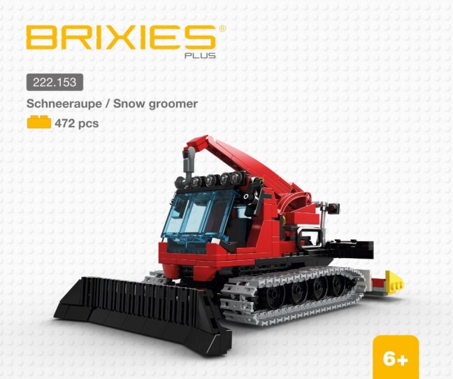 BRIXIES Plus 222.153 Sněžná rolba, 472 k