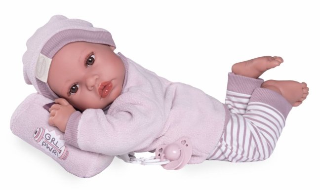 Antonio Juan 33391 ERIKA - realistická panenka miminko s měkkým látkovým tělem - 42 cm