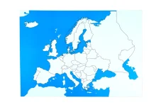 Kontrolní mapa - Evropa Nová - bez popisků