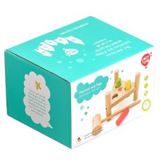 Lucy & Leo 158 Trojúhelník - dřevěná zatloukačka 3 kolíky