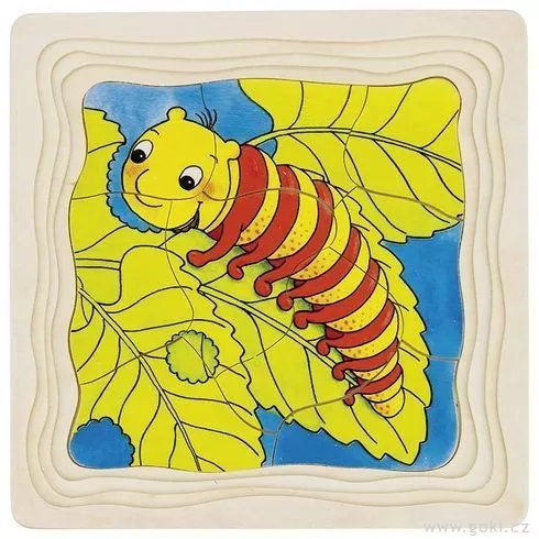 Motýl - vývojové vrstvené puzzle