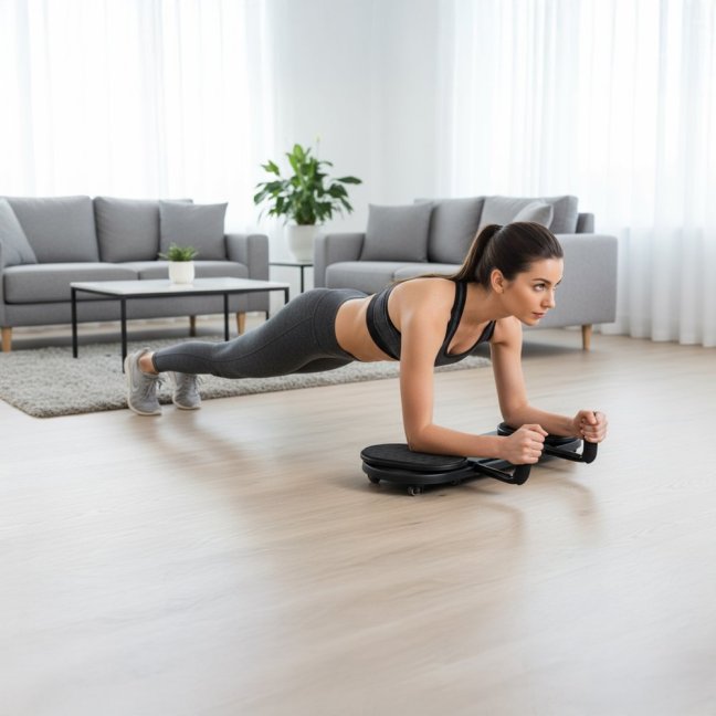 Multifunkční tréninková deska na kliky a břicho s expandéry HMS DBP02 3v1