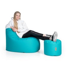 SakyPaky Sedací vak Klííídek s taburetem