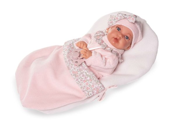 Antonio Juan 12443 PETIT - realistická panenka s měkkým látkovým tělem - 27 cm