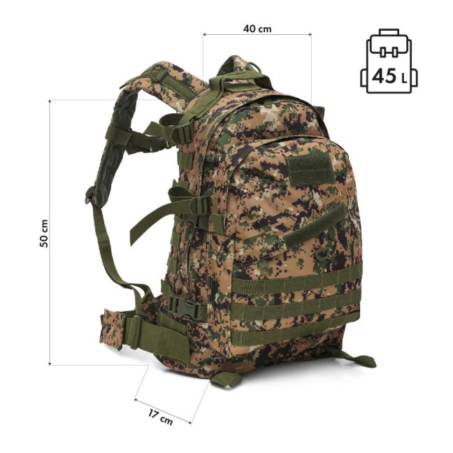 Batoh NILS Camp NC3904 Vanguard maskáčový 45L