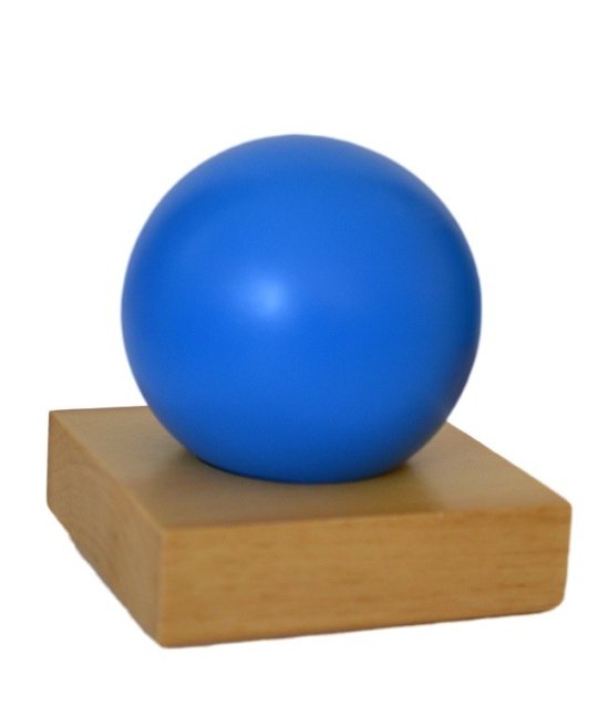 Moyo Montessori Geometrická tělesa s podstavci a krabicí