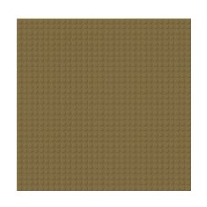 BRIXIES Plus 225.022 Základní podložka na stavění - tmavě hnědá 25,5 x 25,5 cm