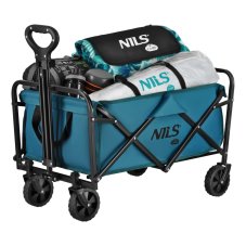 Skládací kempingový vozík NILS Camp NC4306 tyrkysový
