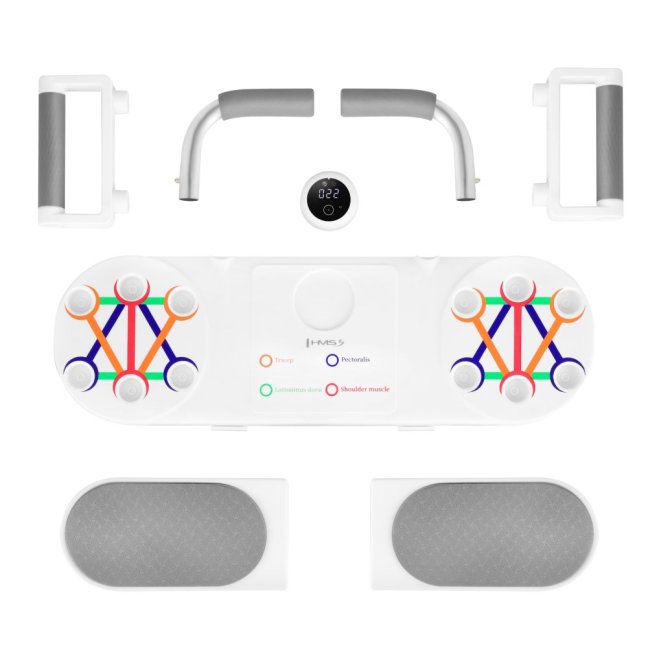 Multifunkční tréninková deska na kliky a břicho HMS DBP03