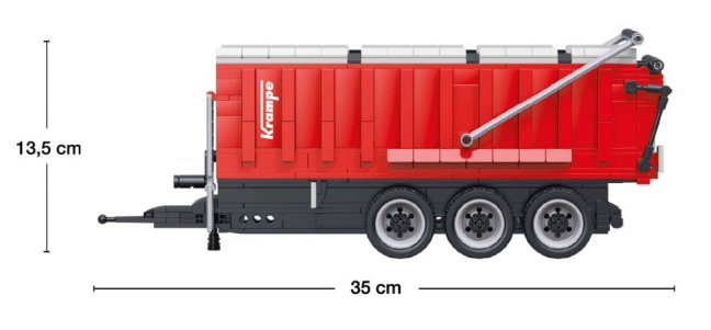 BRIXIES Plus 222.718 Krampe RamBody - návěs s výtlačným čelem, 818 k